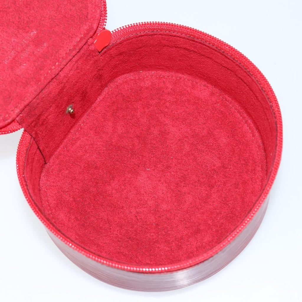 Louis Vuitton Ecrin Bijoux Pouch Epi Leather Red Leather Jewelry Set Jewelry