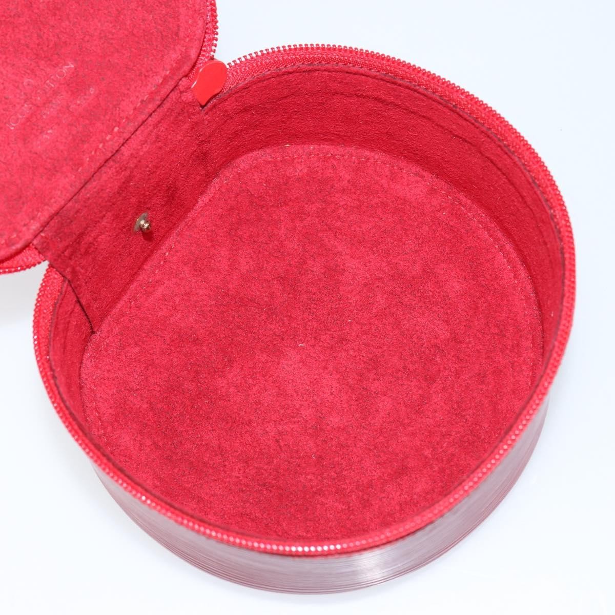 Louis Vuitton Ecrin Bijoux Pouch Epi Leather Red Leather Jewelry Set Jewelry