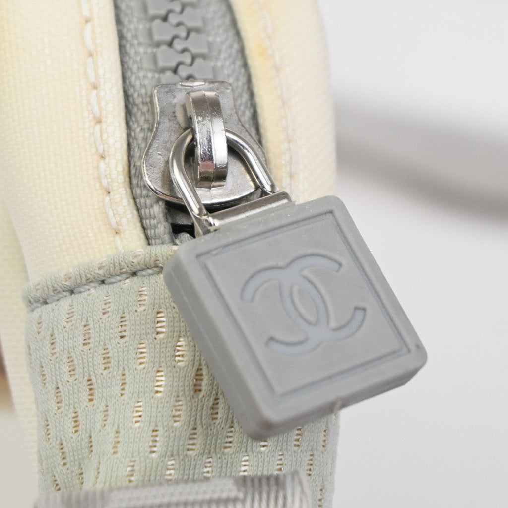 Chanel Travel Line Crossbody Bag Nylon White Nylon Shoulder Bag Bag