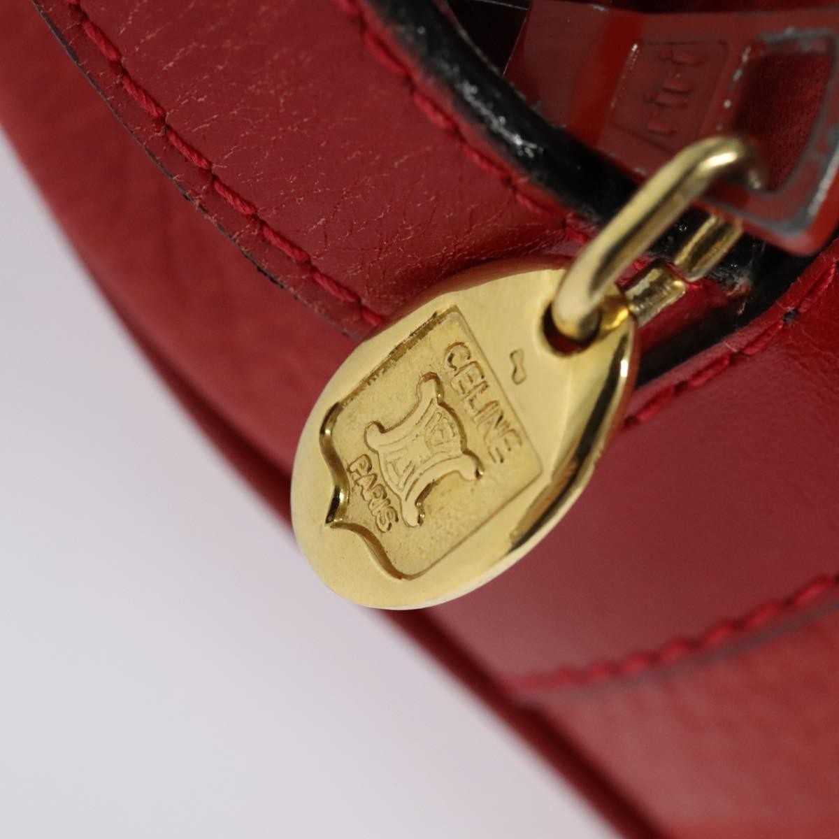 Celine Shoulder Bag Leather Red Leather Shoulder Bag Bag