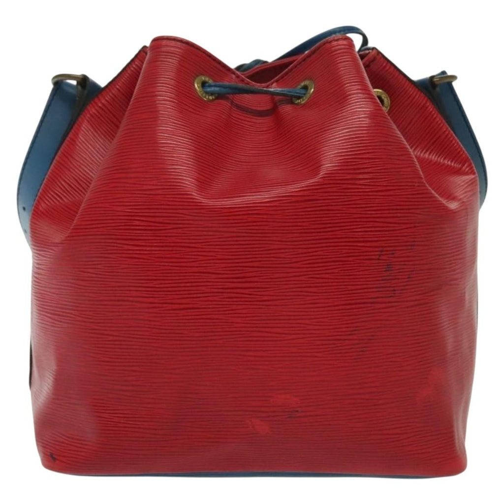 Louis Vuitton Petit Noe Handbag Epi Leather Red Leather Shoulder Bag