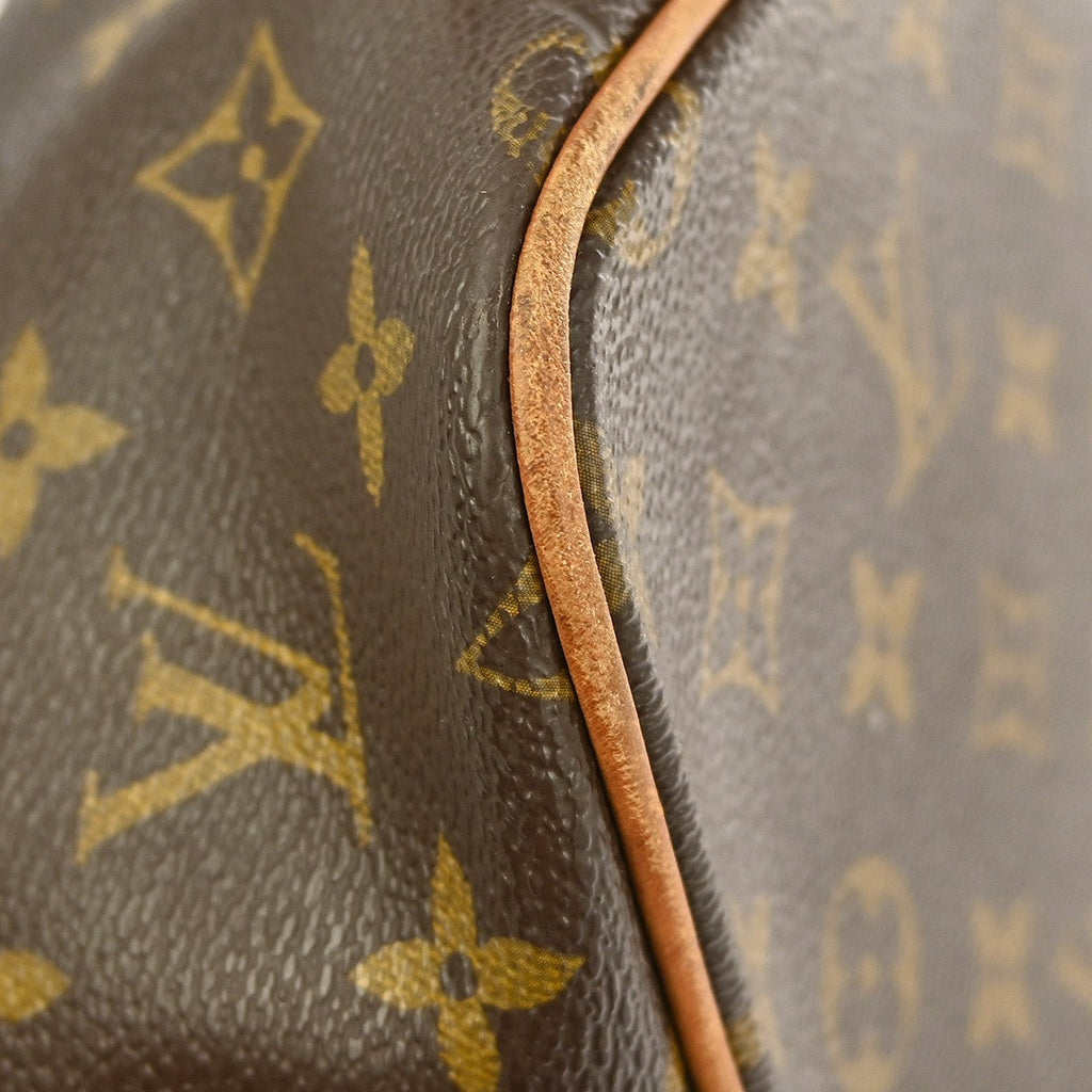 Louis Vuitton Palermo Handbag Monogram Canvas Brown Canvas Tote Bag