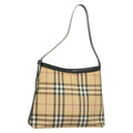 Burberry Shoulder Bag Nova Check Canvas Beige Pvc Bag