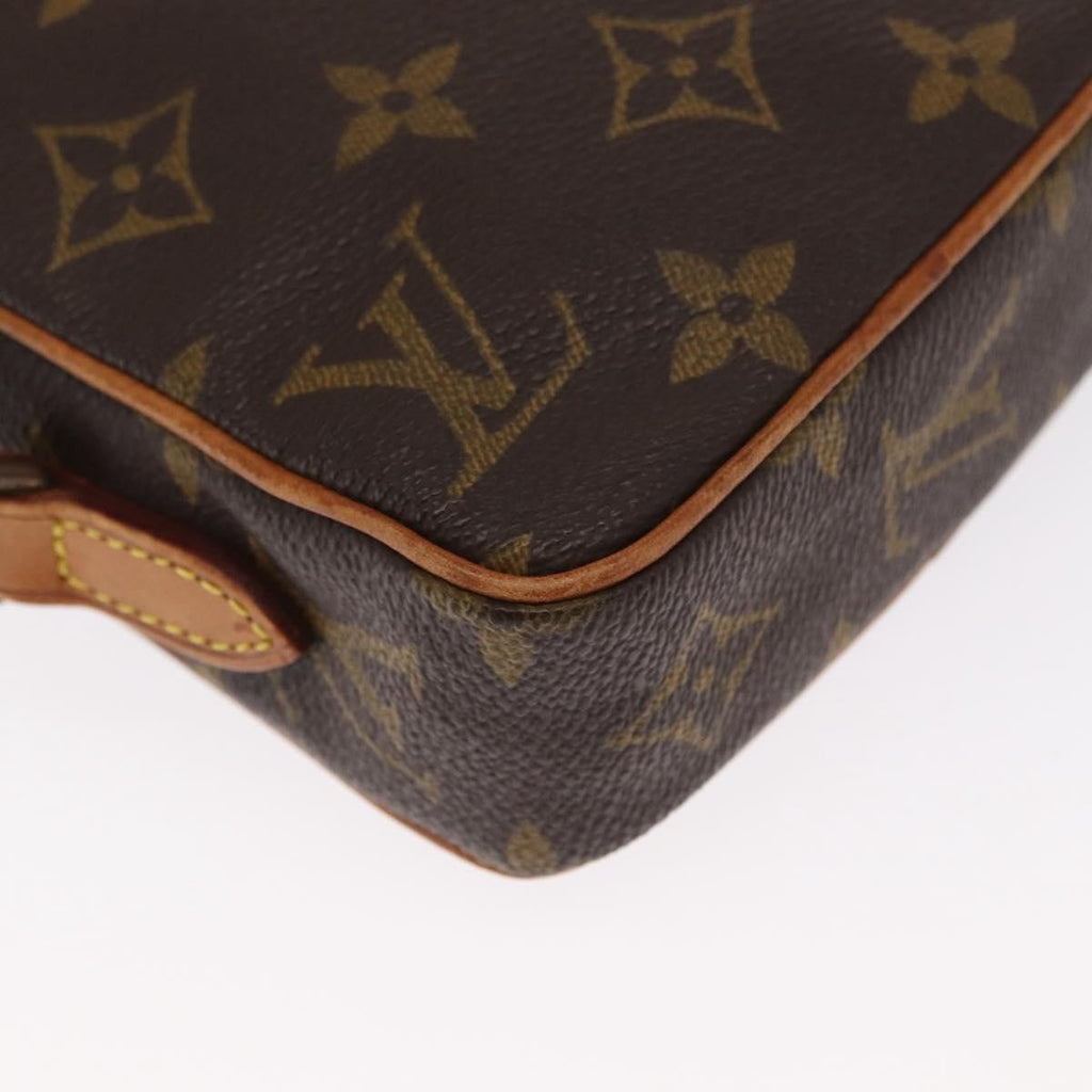 Louis Vuitton Danube Handbag Monogram Canvas Brown Canvas Shoulder Bag