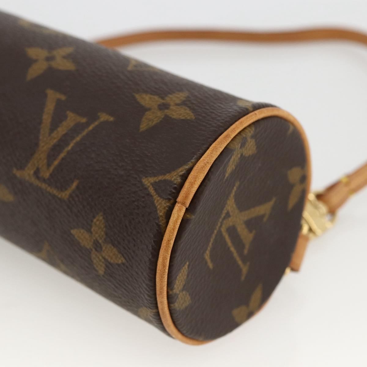 Louis Vuitton Papillon Pochette Monogram Canvas Brown Canvas Clutche & Pouche Bag