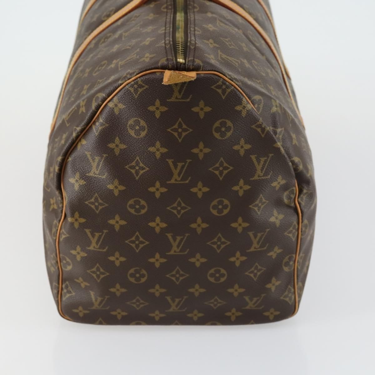 Louis Vuitton Keepall Bag Monogram Canvas Brown Canvas Travel Bag