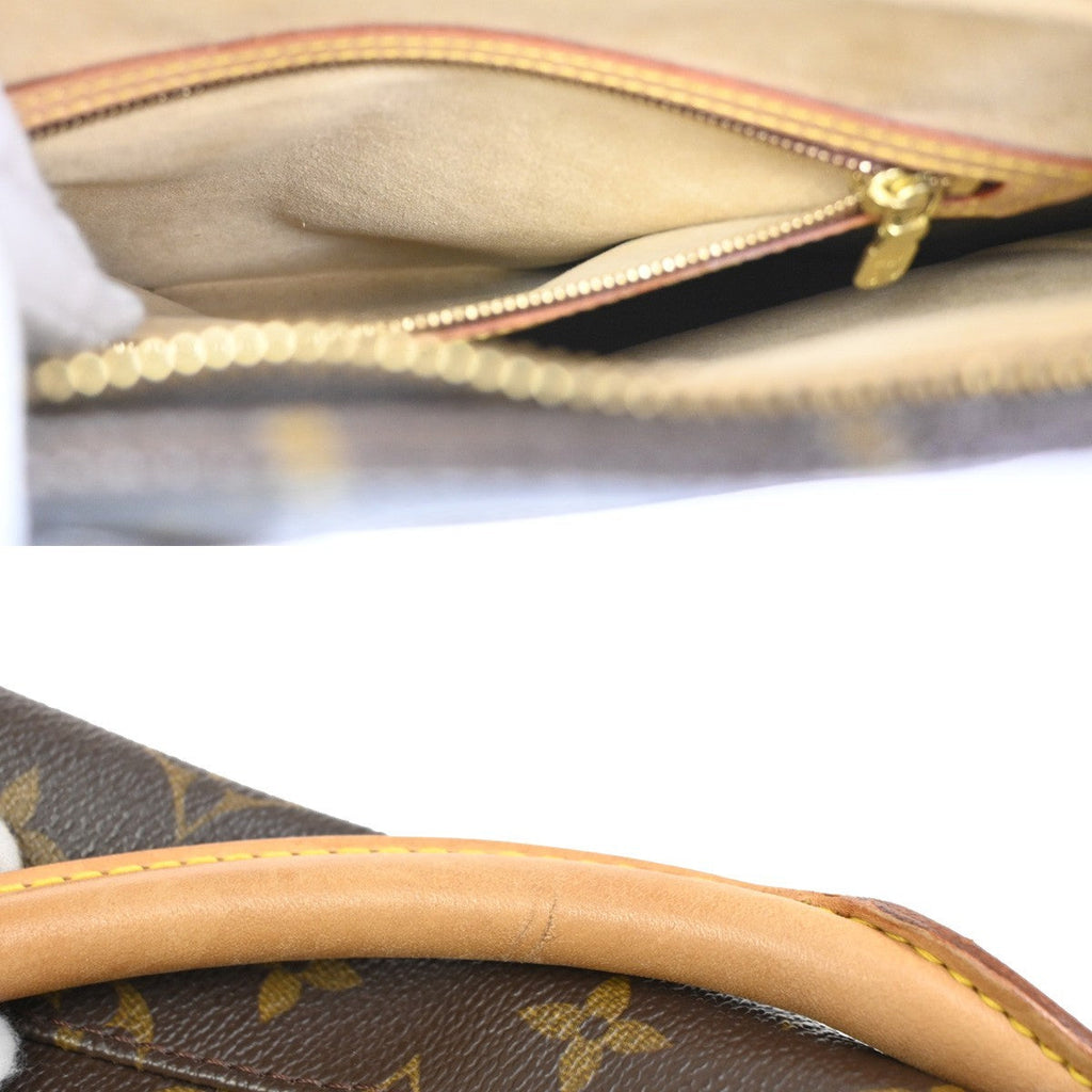 Louis Vuitton Monogram Looping Handbag Monogram Canvas Brown Canvas Shoulder Bag