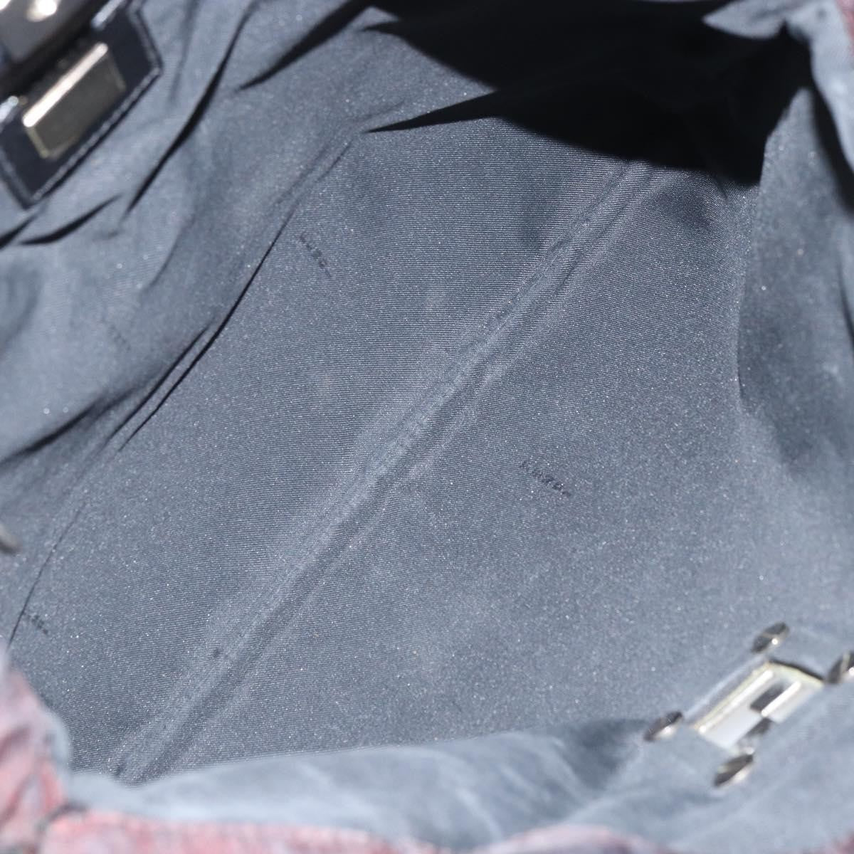 Fendi Zucca Tote Bag Canvas Black Canvas Tote Bag Bag