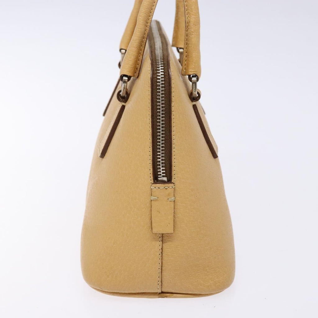 Prada Cuir Promenade Bag Saffiano Leather Beige Leather Handbag