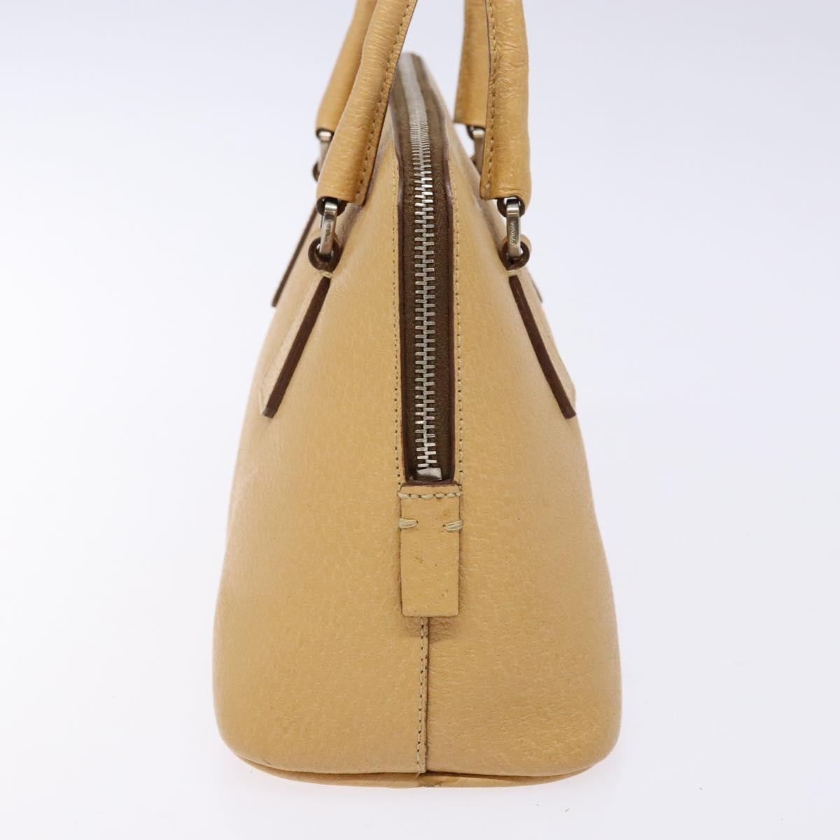 Prada Cuir Promenade Bag Saffiano Leather Beige Leather Handbag