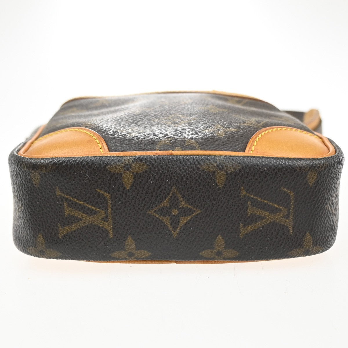 Louis Vuitton Danube Handbag Monogram Canvas Brown Canvas Shoulder Bag
