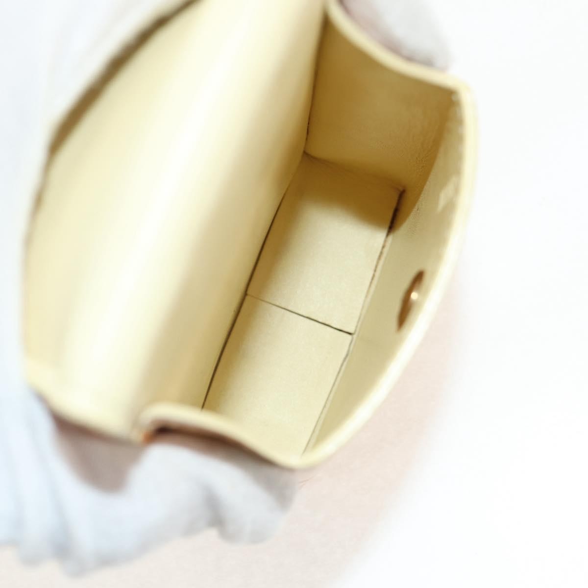 Louis Vuitton Walker Cigarette Case Holder Monogram Vernis Yellow Patent_Leather Clutche & Pouche Bag
