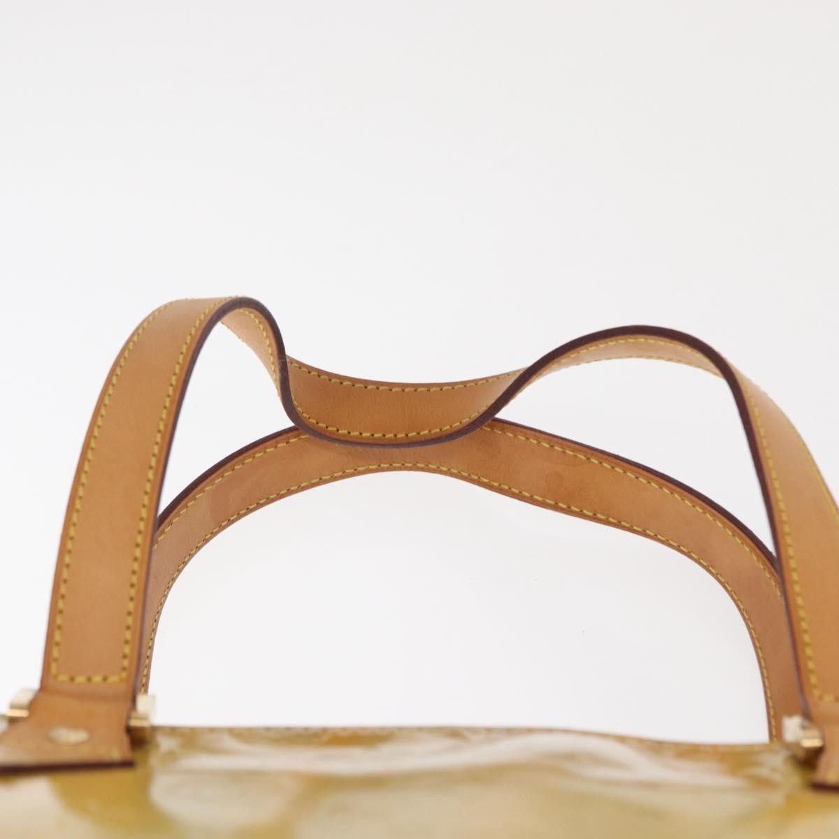 Louis Vuitton Houston Handbag Monogram Vernis Yellow Patent_Leather Tote Bag