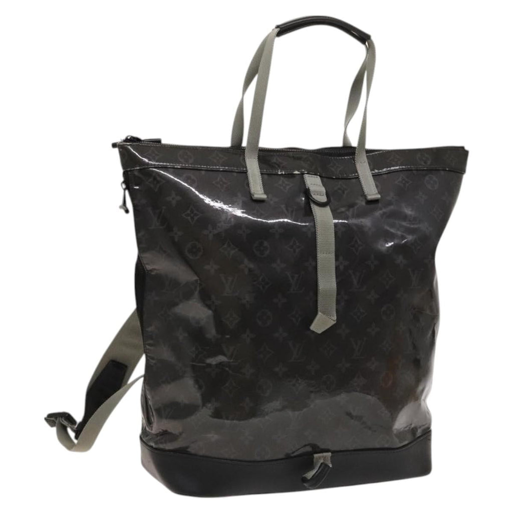 Louis Vuitton Zipped Tote Limited Edition Monogram Eclipse Glaze Canvas Black Canvas Backpack Bag