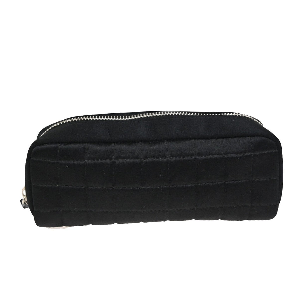 Chanel Chocolate Bar Clutch Nylon Black Nylon Clutche & Pouche Bag