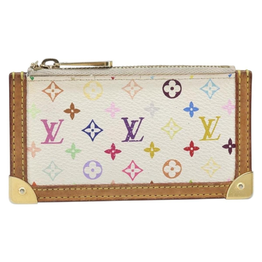 Louis Vuitton Pochette Clés Monogram Canvas Multicolour Canvas Wallets Accessory