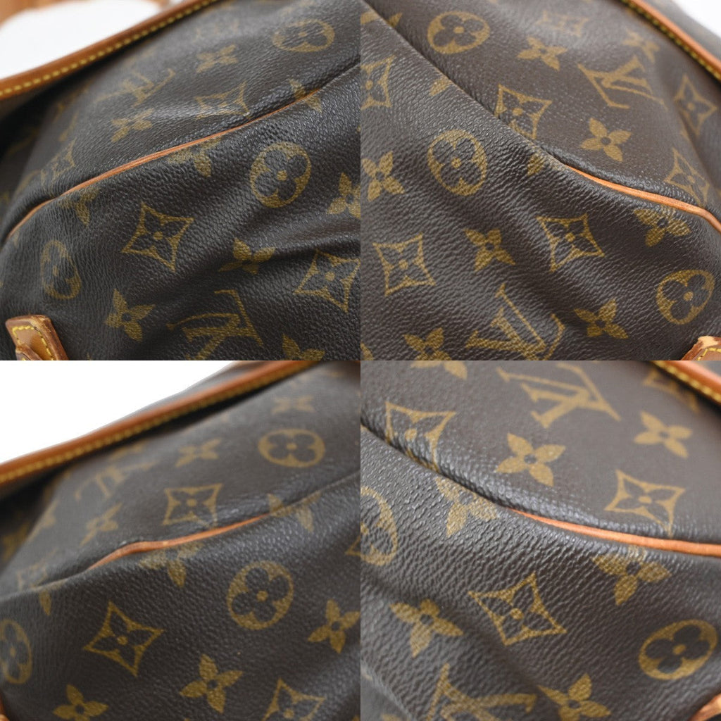Louis Vuitton Saumur Handbag Monogram Canvas Brown Canvas Shoulder Bag