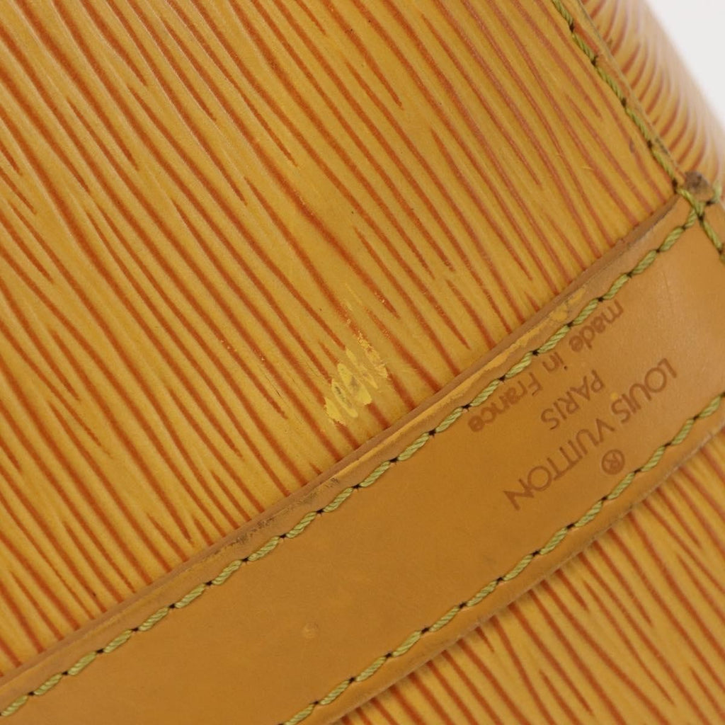 Louis Vuitton Petit Noe Handbag Epi Leather Yellow Leather Shoulder Bag