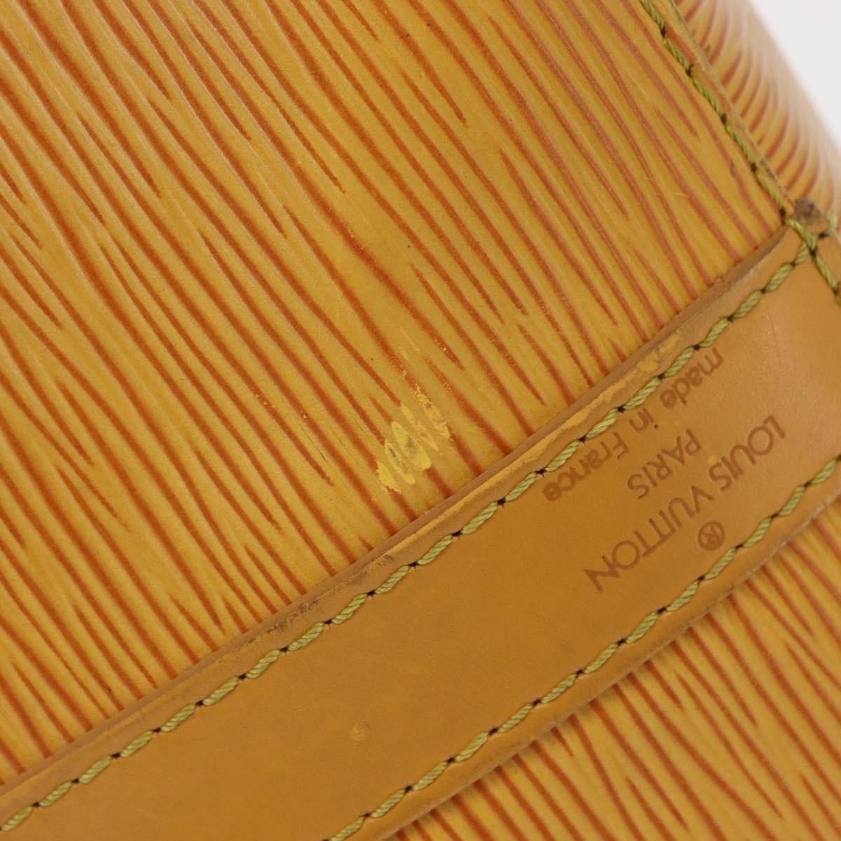 Louis Vuitton Petit Noe Handbag Epi Leather Yellow Leather Shoulder Bag