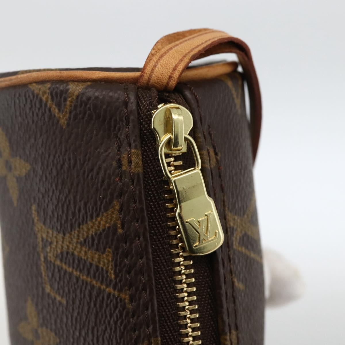 Louis Vuitton Papillon Pochette Monogram Canvas Brown Canvas Clutche & Pouche Bag