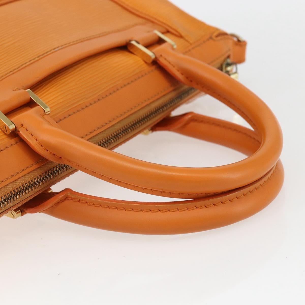 Louis Vuitton Danura Handbag Epi Orange Leather Handbag