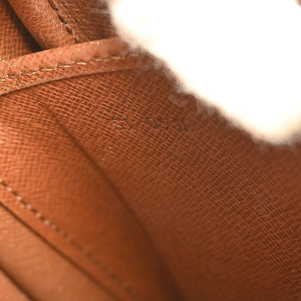 Louis Vuitton Cartouchiere Handbag Monogram Canvas Brown Canvas Shoulder Bag