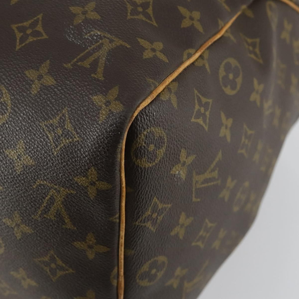 Louis Vuitton Keepall Bag Monogram Canvas Brown Canvas Travel Bag