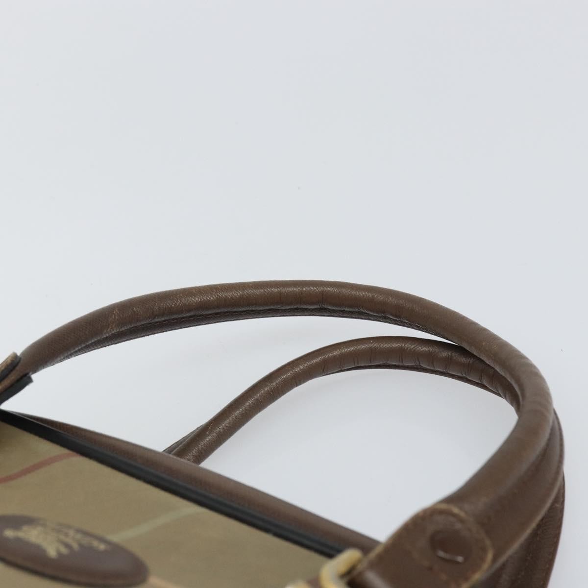 Burberry Nova Handbag Canvas Beige Canvas Handbag