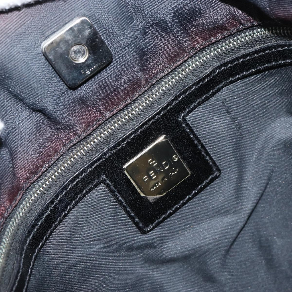 Fendi Zucca Tote Bag Canvas Black Canvas Tote Bag Bag