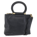 Celine Handbag Leather Black Leather Handbag