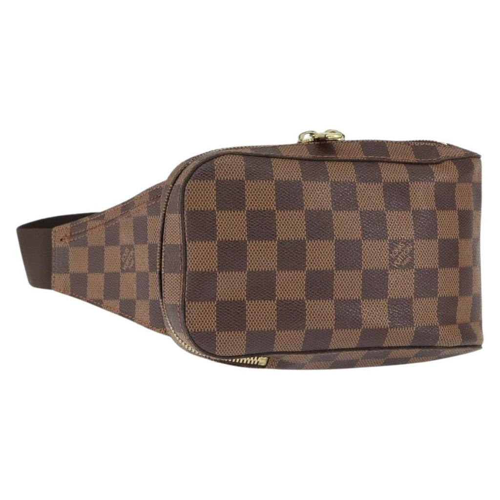 Louis Vuitton Geronimos Waist Bag Damier Brown Canvas Clutche & Pouche Bag