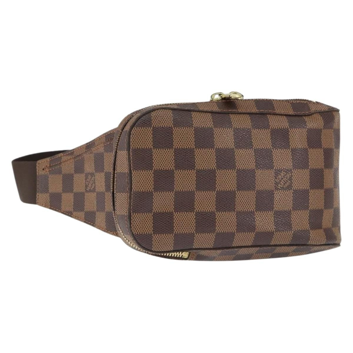Louis Vuitton Geronimos Waist Bag Damier Brown Canvas Clutche & Pouche Bag