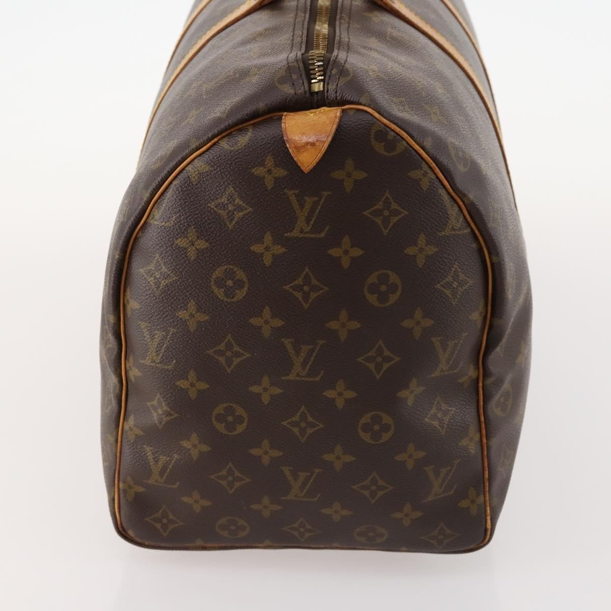 Louis Vuitton Keepall Bag Monogram Canvas Brown Canvas Travel Bag
