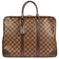 Louis Vuitton Porte-Documents Voyage Briefcase Damier Brown Canvas Briefcase Bag