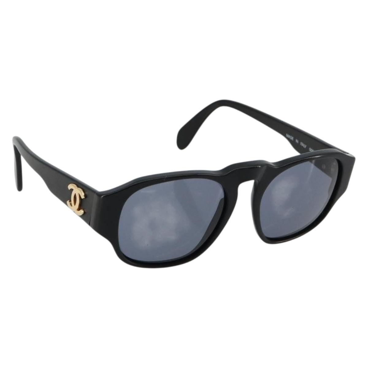 Chanel Logo Cc Sunglasses Plastic Black Plastic Sunglasse Accessory