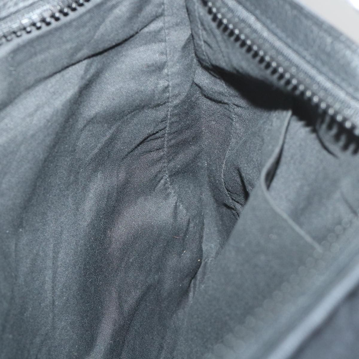 Balenciaga Vintage Pouch Leather Black Canvas Clutche & Pouche
