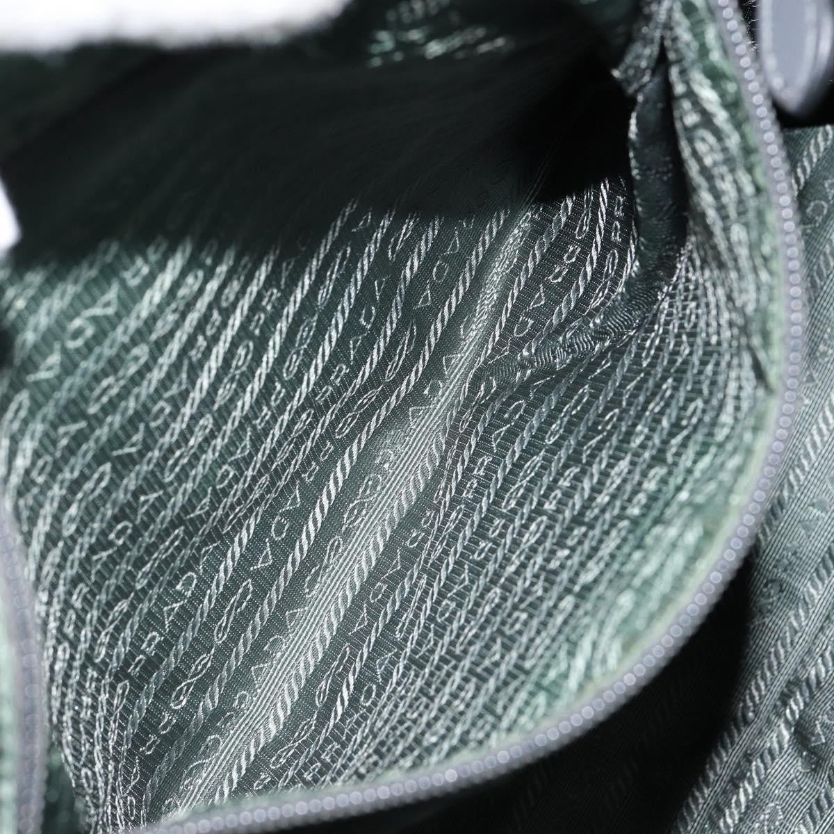 Prada Convertible Bow Tote Tessuto Green Nylon Handbag