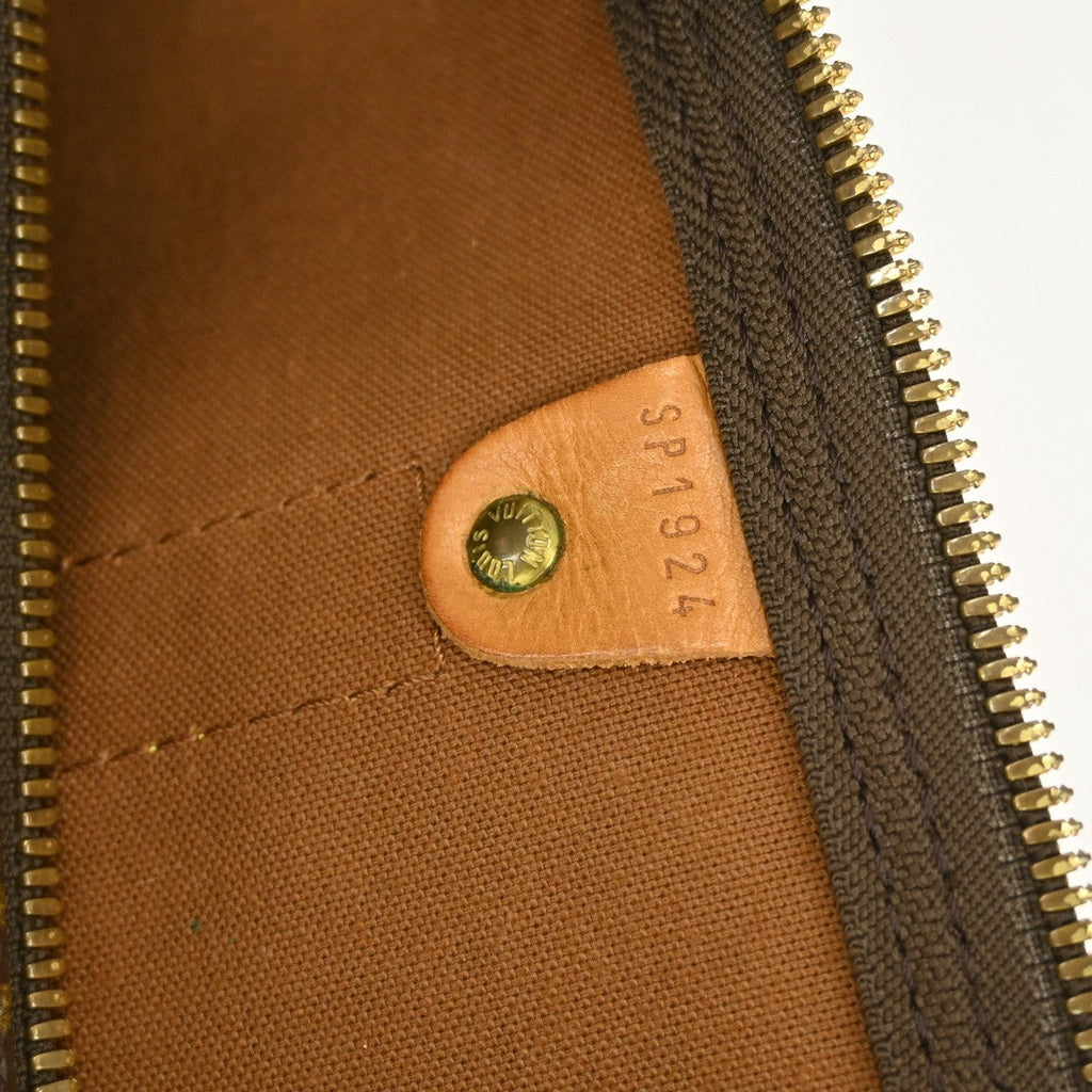 Louis Vuitton Keepall Bag Monogram Canvas Brown Canvas Travel Bag