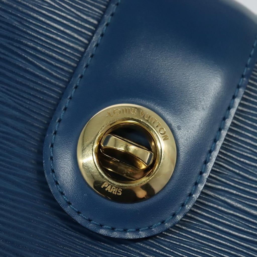 Louis Vuitton Cluny Shoulder Bag Epi Leather Blue Leather Shoulder Bag