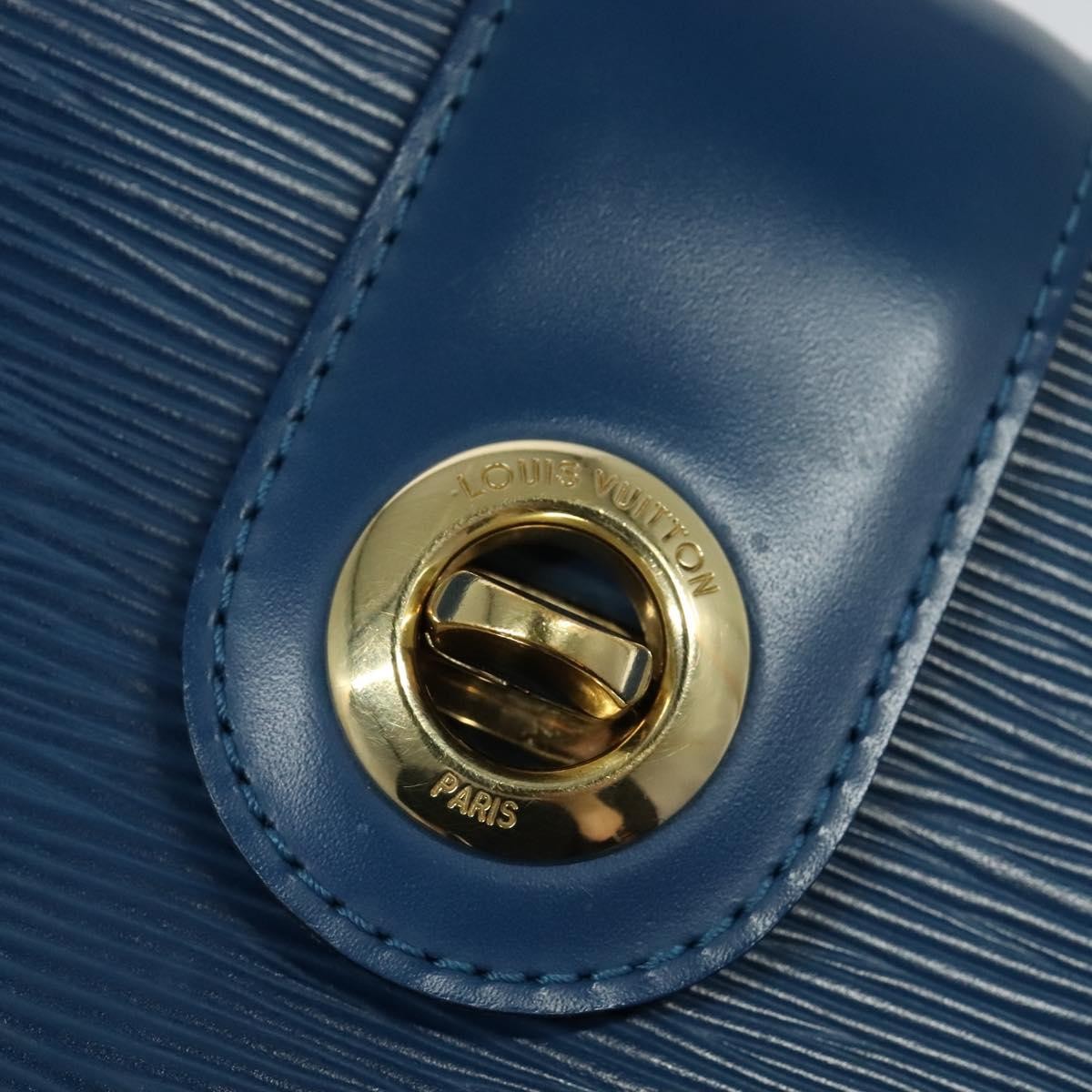 Louis Vuitton Cluny Shoulder Bag Epi Leather Blue Leather Shoulder Bag