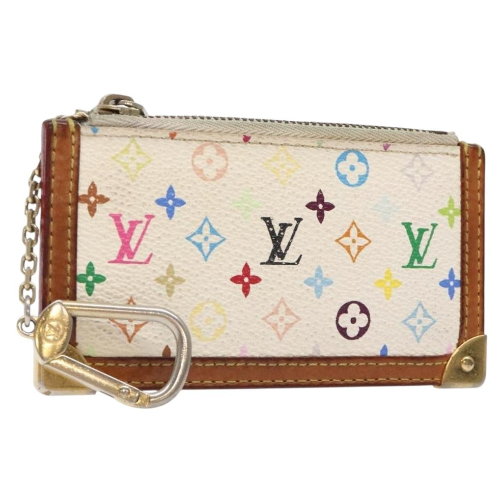 Louis Vuitton Pochette Clés Monogram Canvas Multicolour Canvas Wallets Accessory