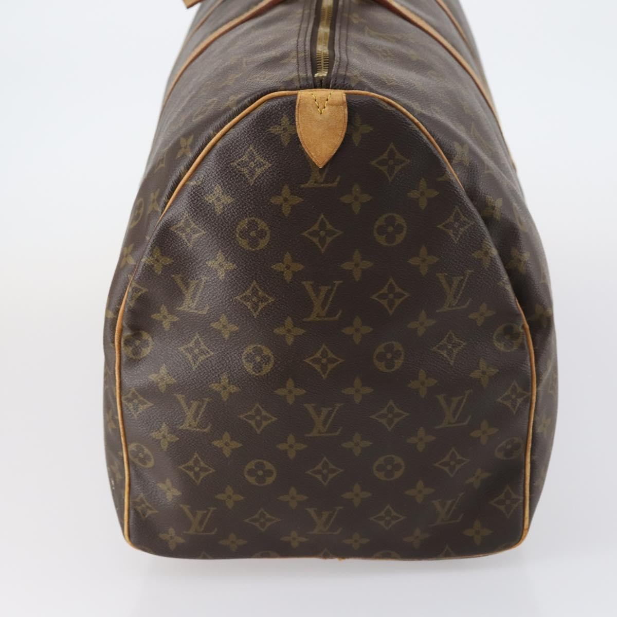 Louis Vuitton Keepall Bag Monogram Canvas Brown Canvas Travel Bag