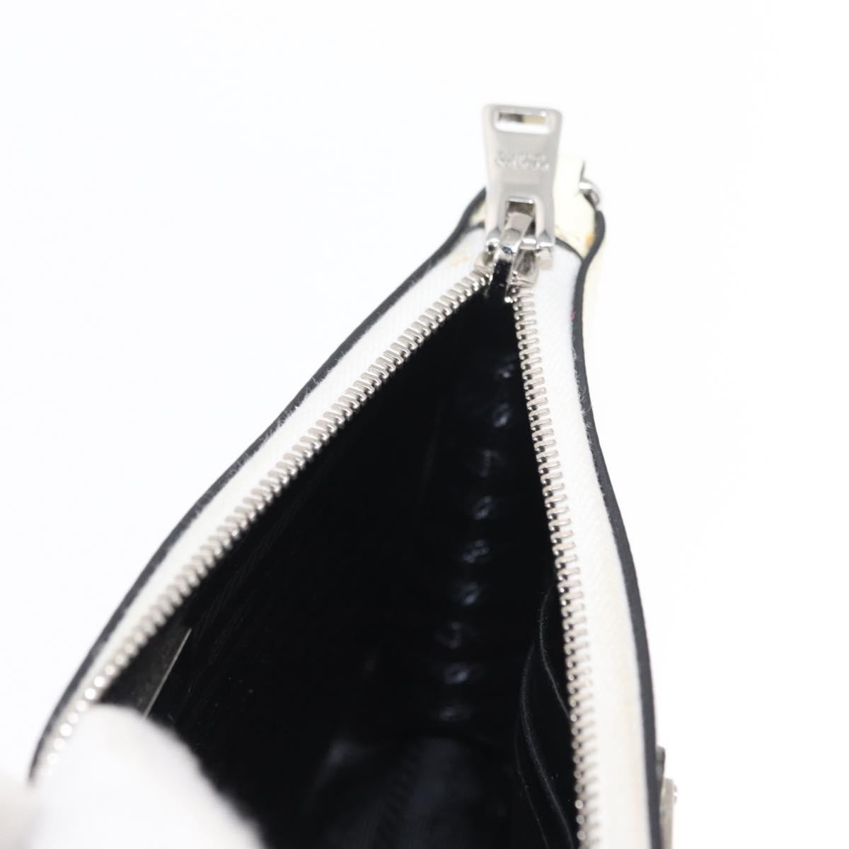 Prada Chain Crossbody Bag Vernice Saffiano Leather White Leather Shoulder Bag Bag