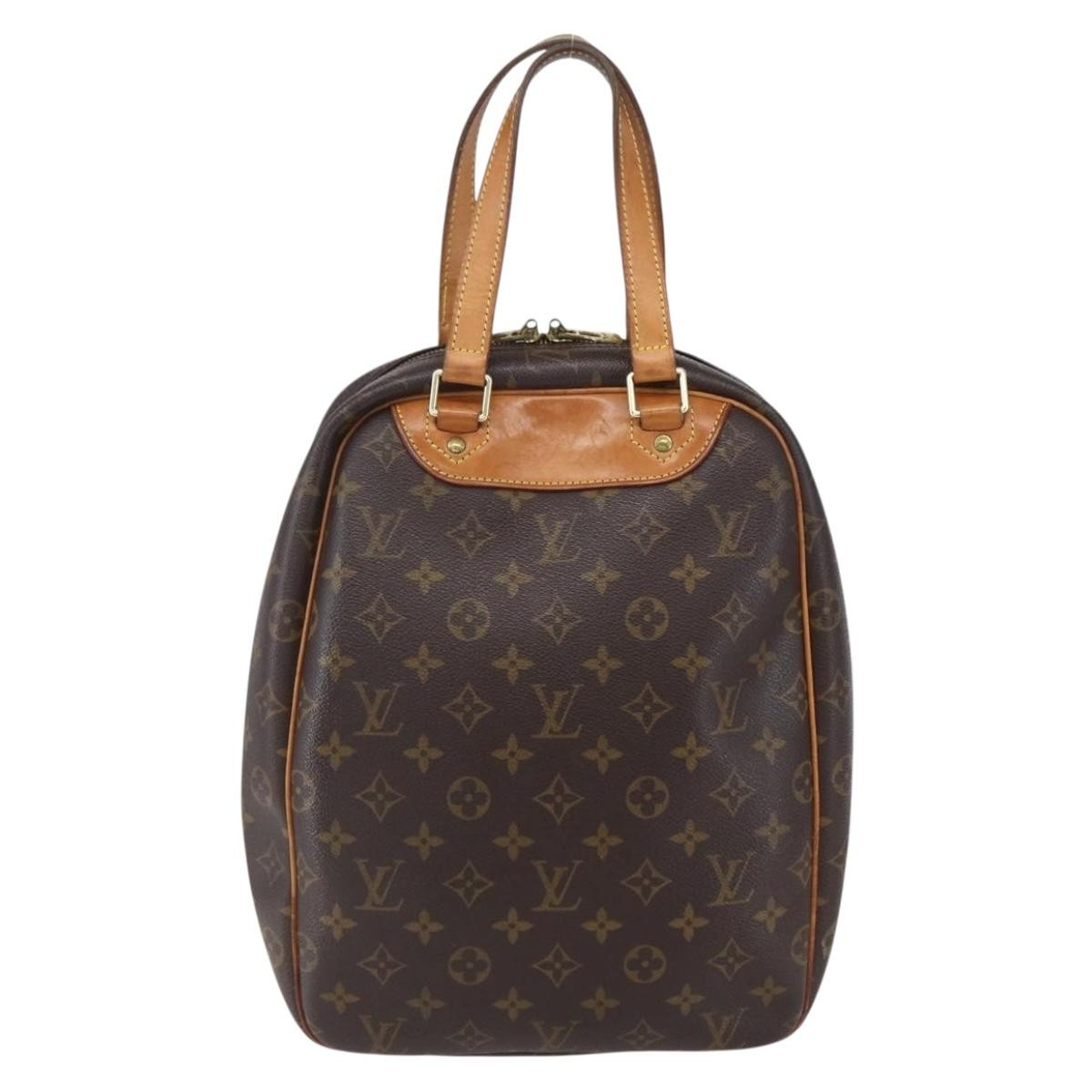 Louis Vuitton Excursion Handbag Monogram Canvas Brown Canvas Handbag