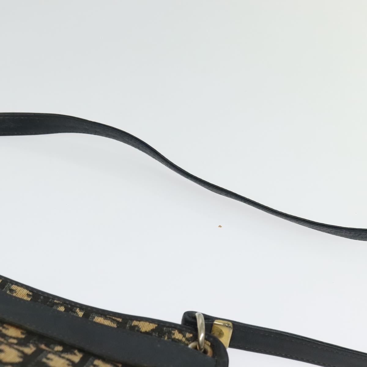 Christian Dior Vintage Trotter Crossbody Bag Canvas Brown Canvas Shoulder Bag Bag (Pre-Owned)