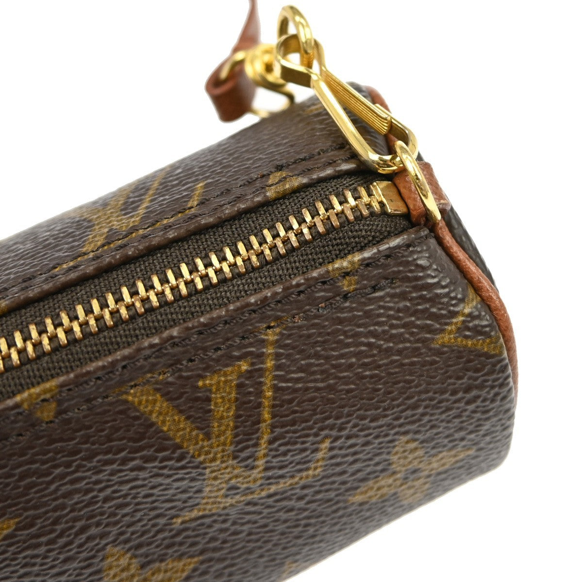 Louis Vuitton Papillon Pochette Monogram Canvas Brown Canvas Clutche & Pouche Bag