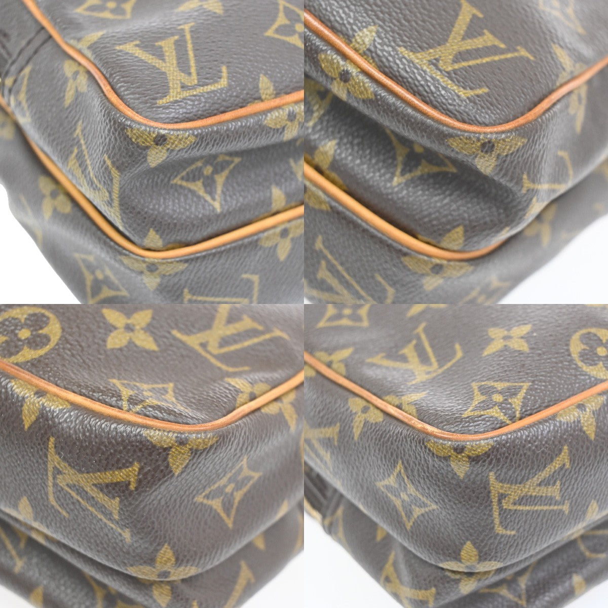 Louis Vuitton Amazone Bag Monogram Canvas Brown Canvas Shoulder Bag