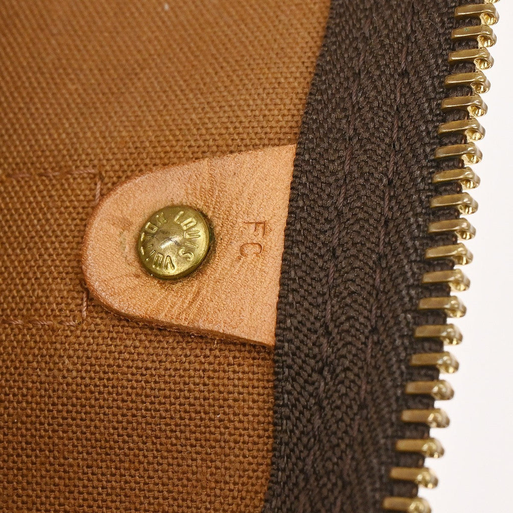 Louis Vuitton Keepall Bag Monogram Canvas Brown Canvas Travel Bag