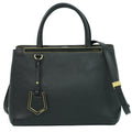 Fendi 2Jours Bag Leather Black Leather Handbag