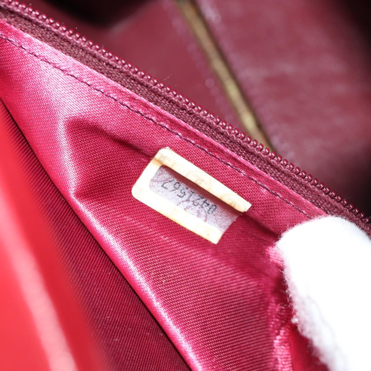 Chanel Matelasse Chain Shoulder Bag Leather Red Leather Shoulder Bag Bag